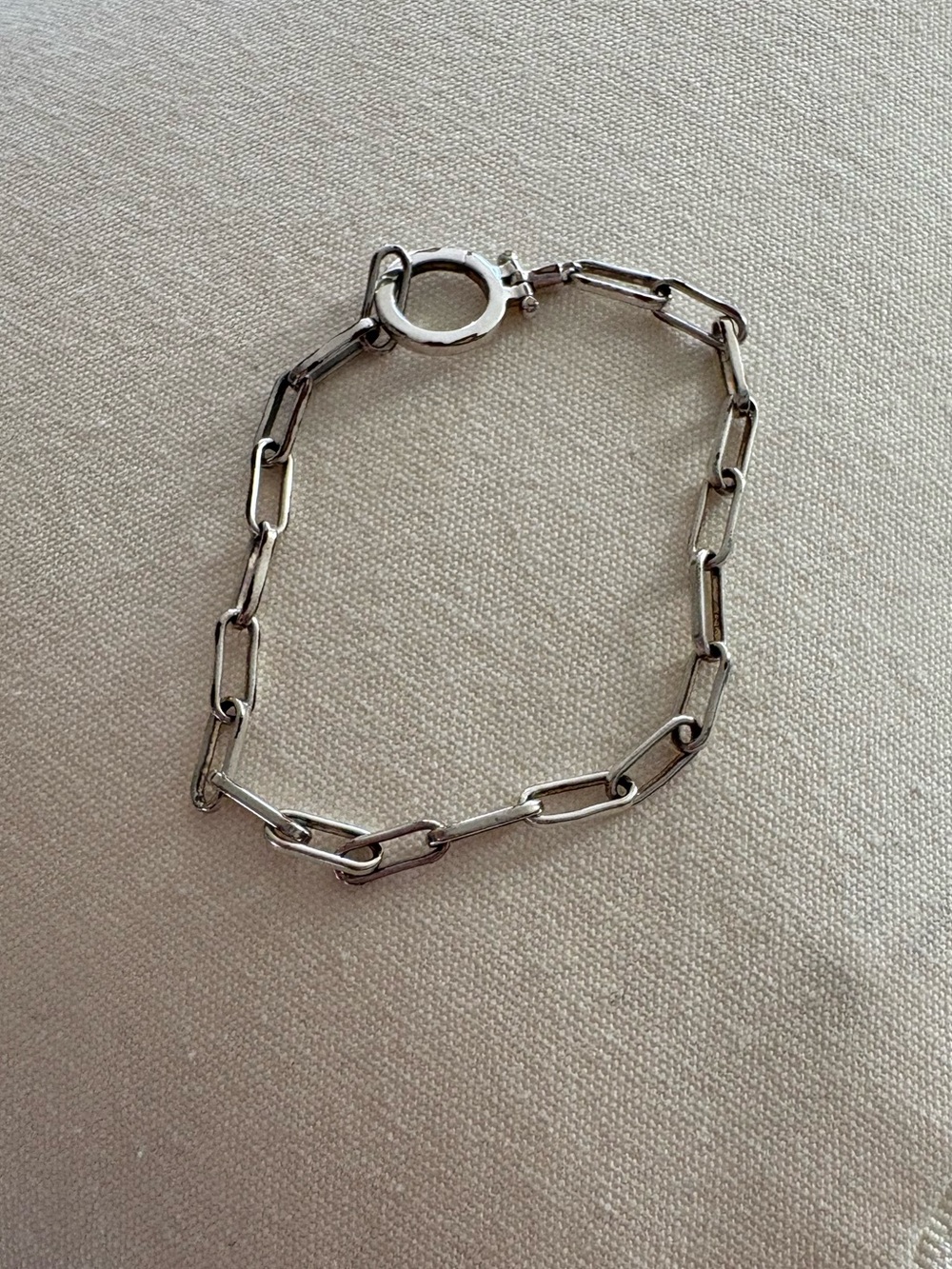 Gorjana Silver Paperclip Link Bracelet - Picture 4 of 4